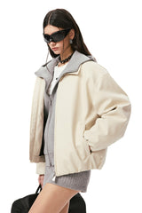 High Street Texture Jacket - Ivory