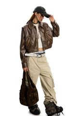 Bullet Girl Brown Jacket