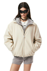 High Street Texture Jacket - Ivory