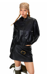 Dual Tone Bomber Jacket