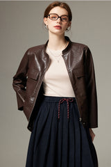 Heritage Brown Leather Jacket