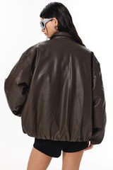 High Street Texture Jacket - Brown