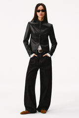 Vantrel Slim Leather Jacket