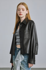 Essential Black Leather Jacket