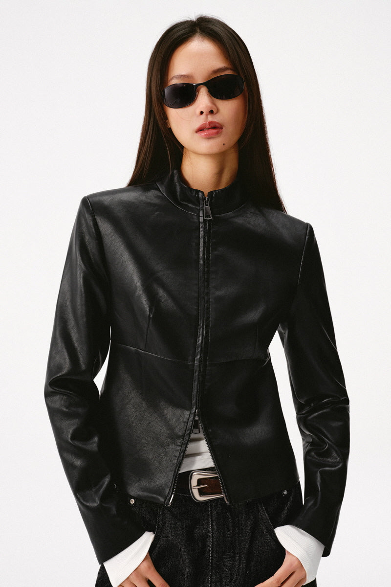 Vantrel Slim Leather Jacket