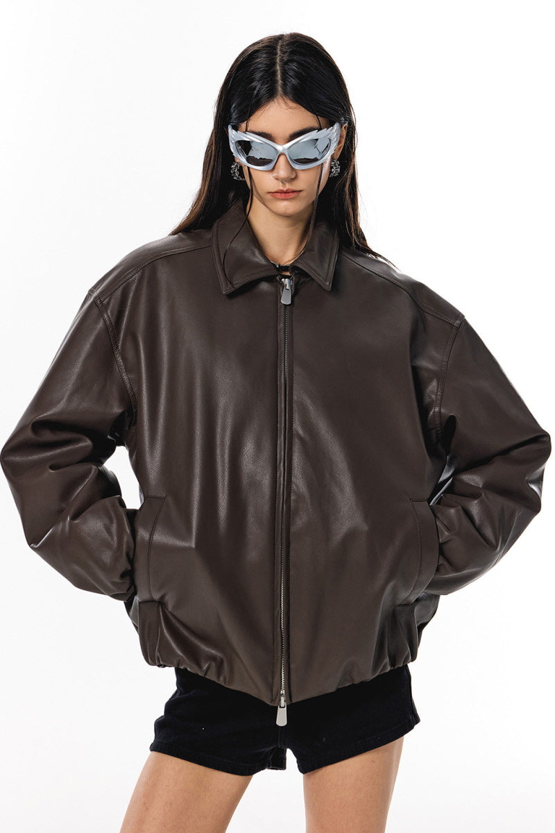 High Street Texture Jacket - Brown