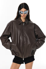 High Street Texture Jacket - Brown