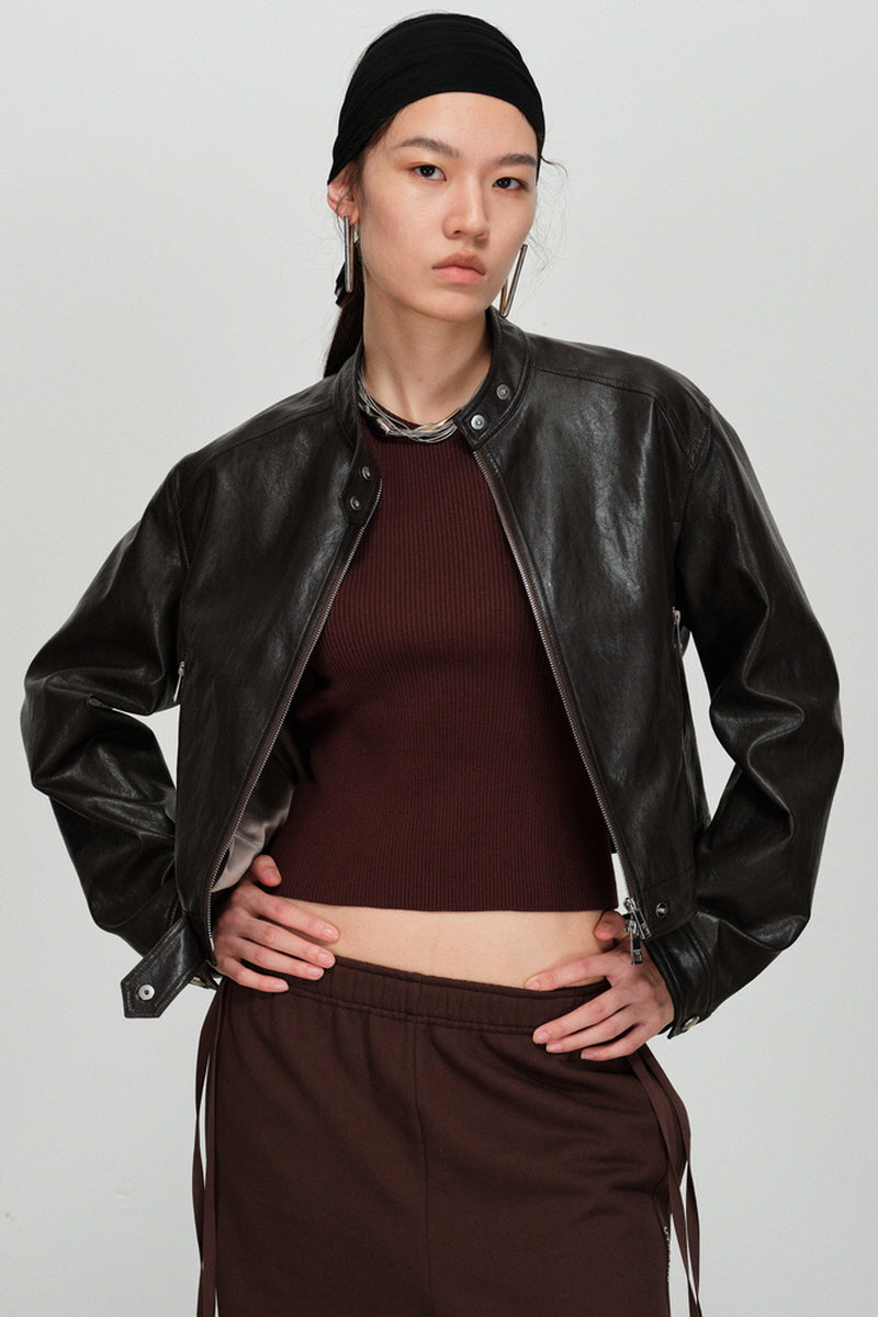 Chrome Street Leather Jacket
