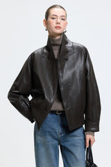 Quiet Form Leather Jacket