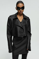 Cold Frame Leather Jacket