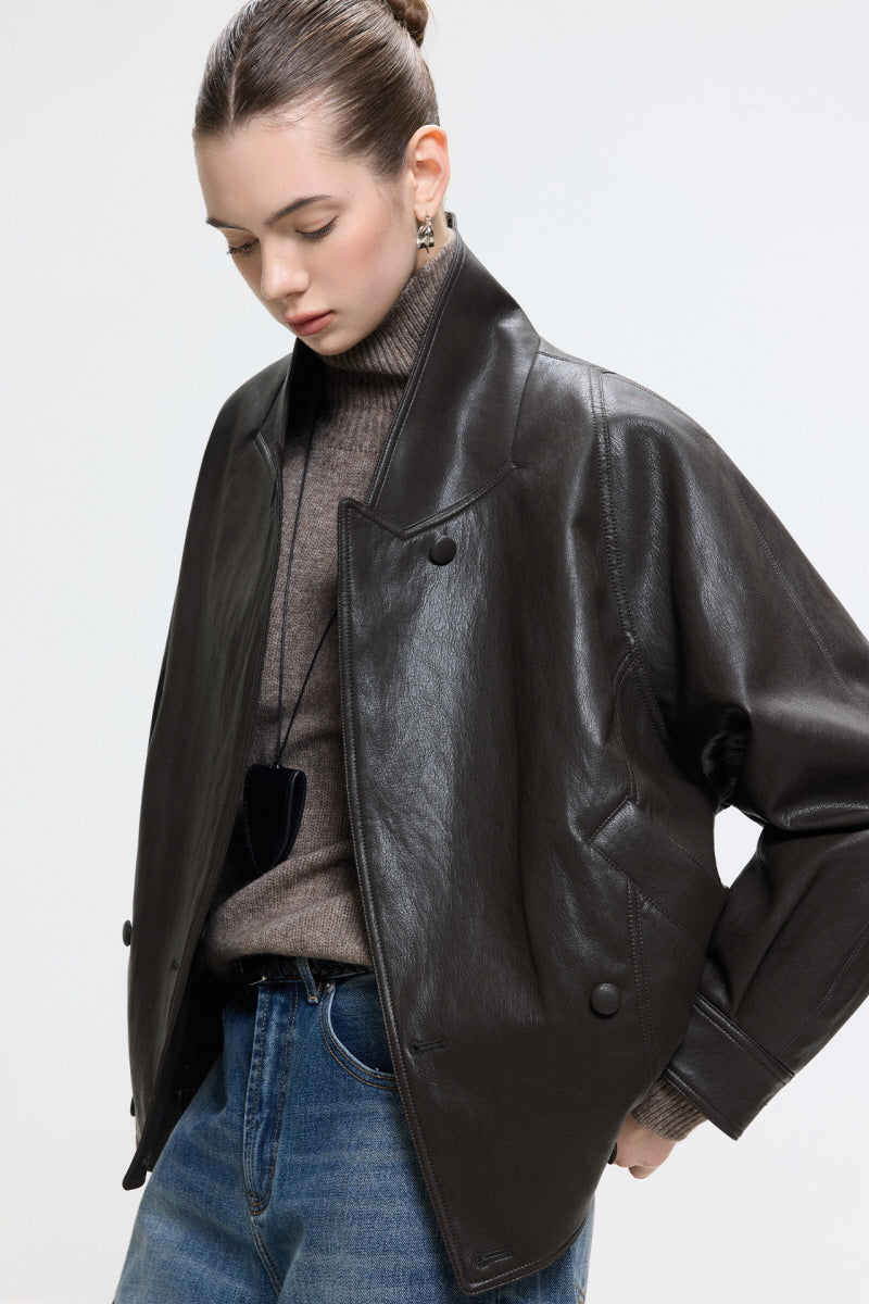 Quiet Form Leather Jacket