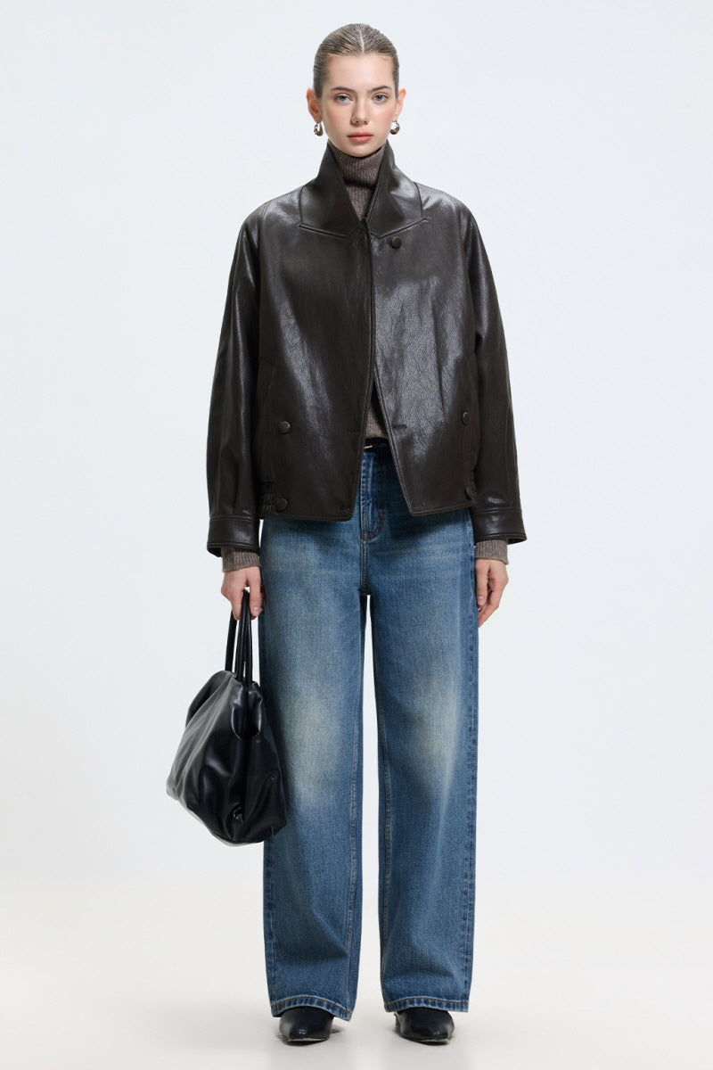 Quiet Form Leather Jacket