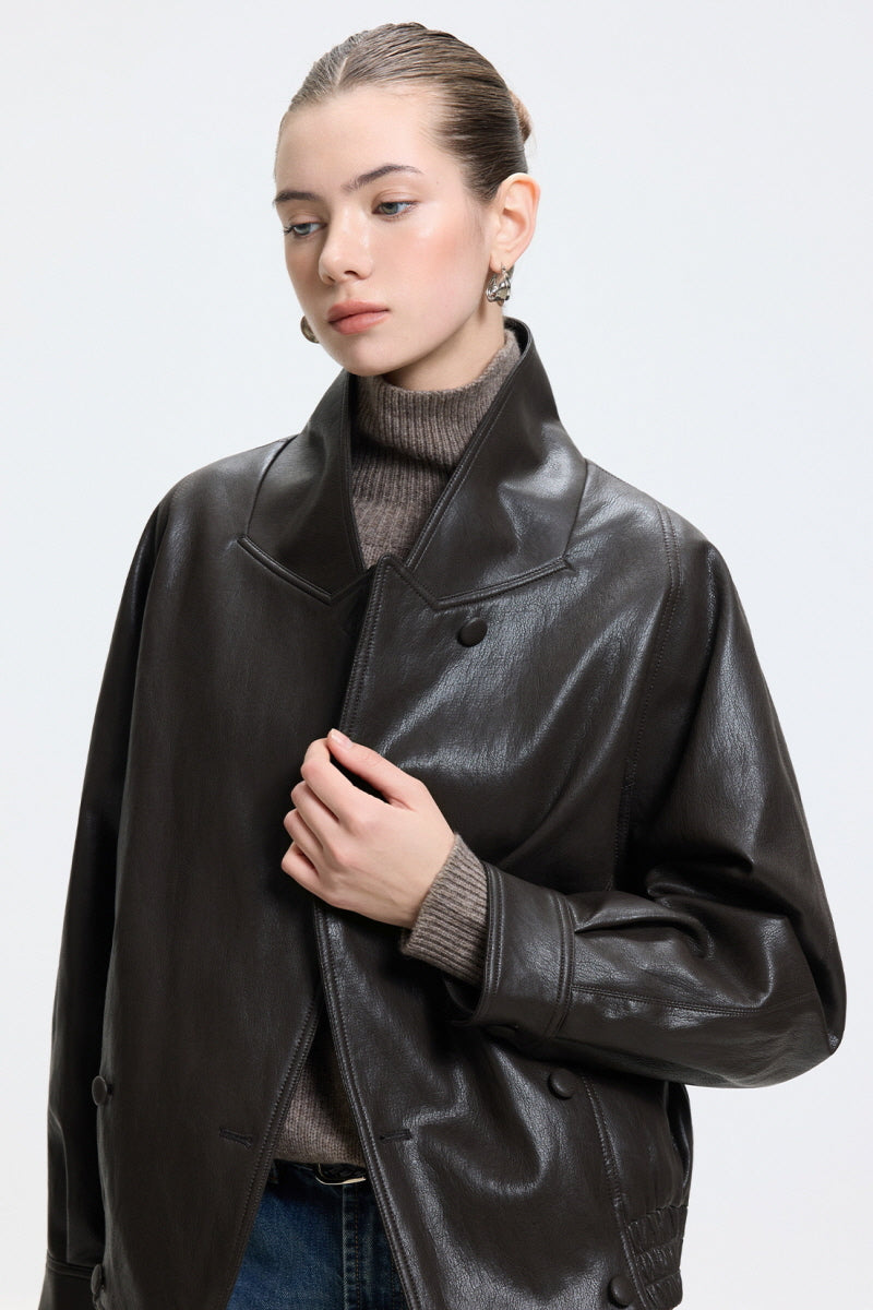 Quiet Form Leather Jacket