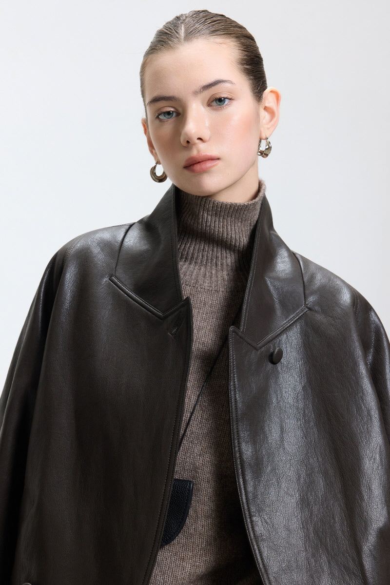 Quiet Form Leather Jacket