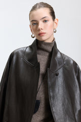 Quiet Form Leather Jacket