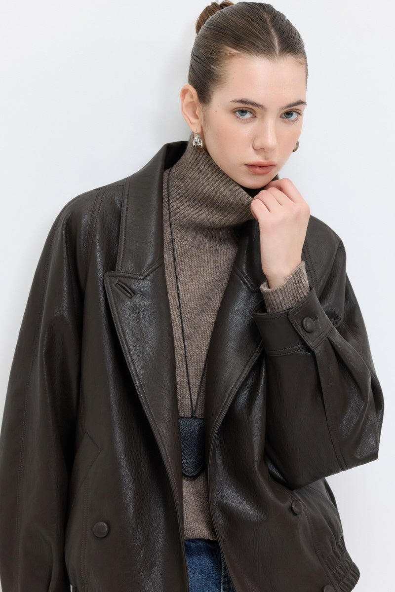 Quiet Form Leather Jacket