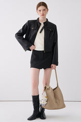 Empire Crest Leather Jacket