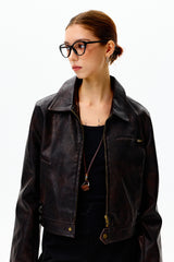 Carbon Line Leather Jacket