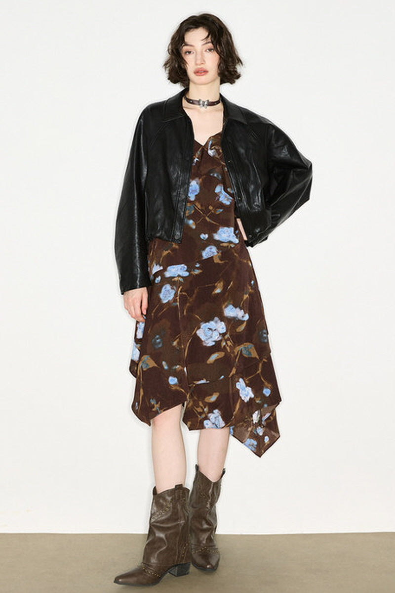 Rebel Soft Crop Leather Jacket