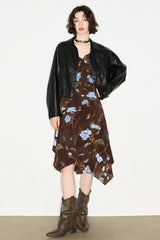 Rebel Soft Crop Leather Jacket