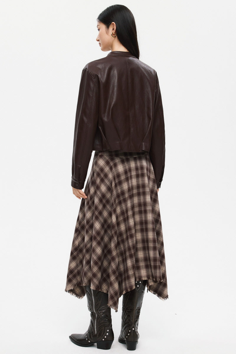 Vector Brown Leather Jacket