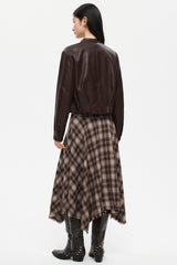 Vector Brown Leather Jacket