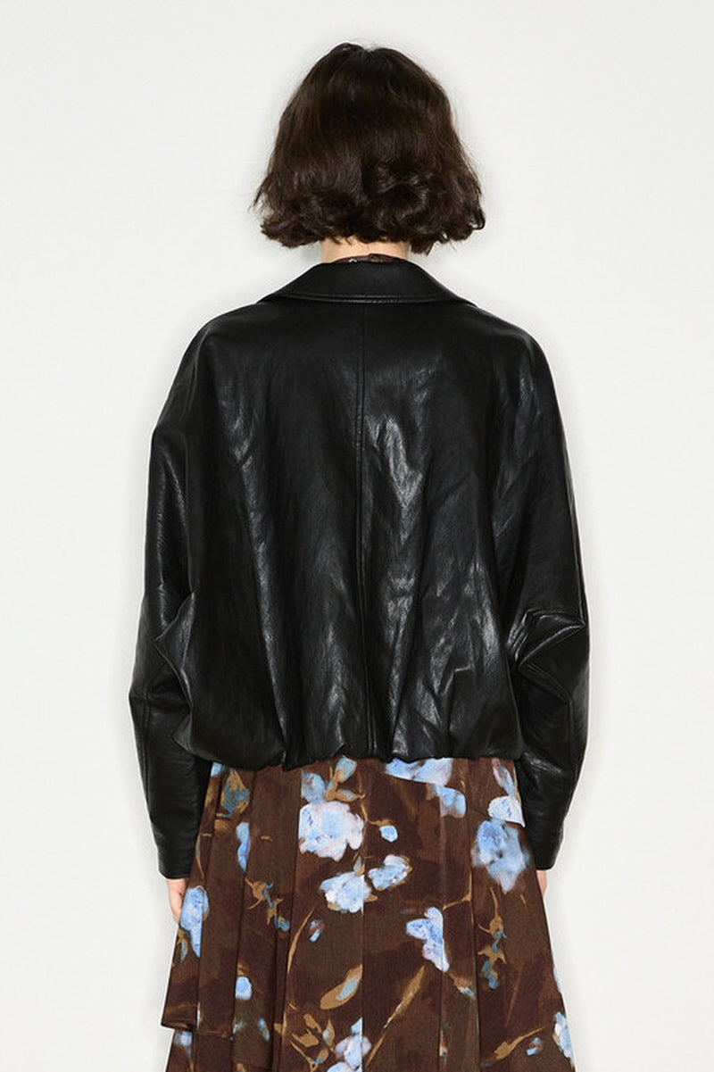 Rebel Soft Crop Leather Jacket