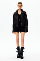 Carbon Line Leather Jacket