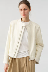Milk Noir Leather Jacket