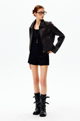 Carbon Line Leather Jacket