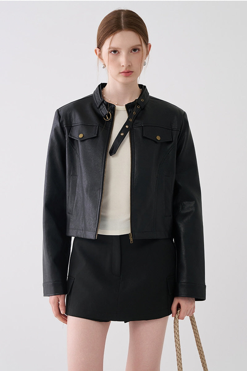 Empire Crest Leather Jacket