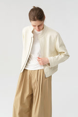 Milk Noir Leather Jacket