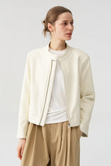 Milk Noir Leather Jacket