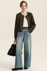 Burnt Theory Leather Jacket
