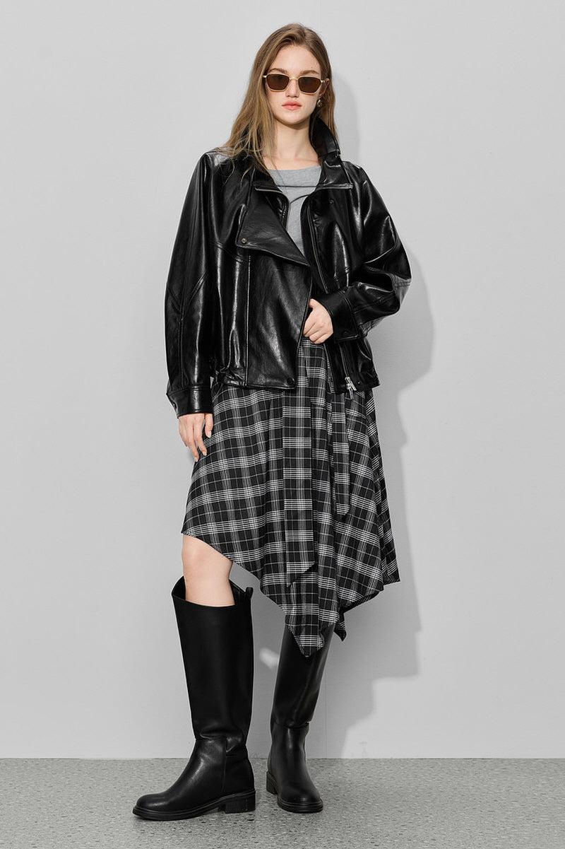 Aether Drop Leather Jacket