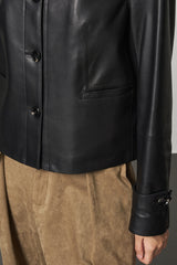 Bare Line Leather Jacket