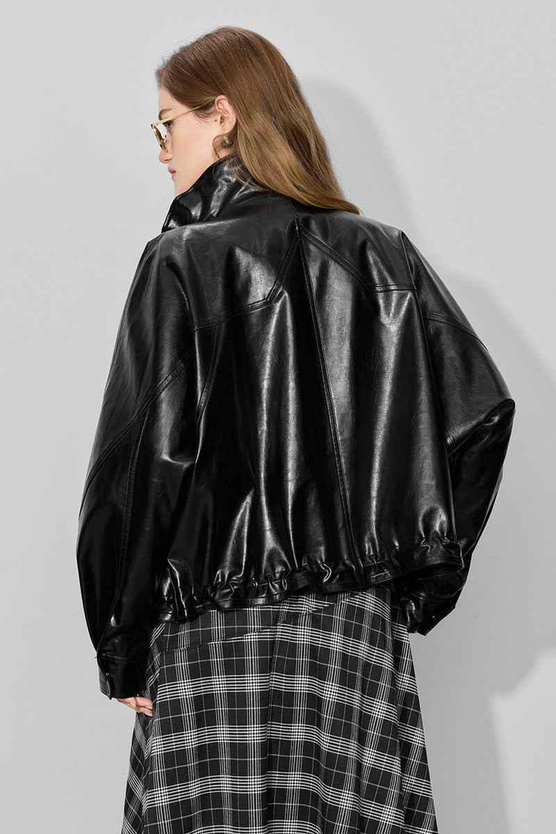 Aether Drop Leather Jacket