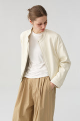 Milk Noir Leather Jacket