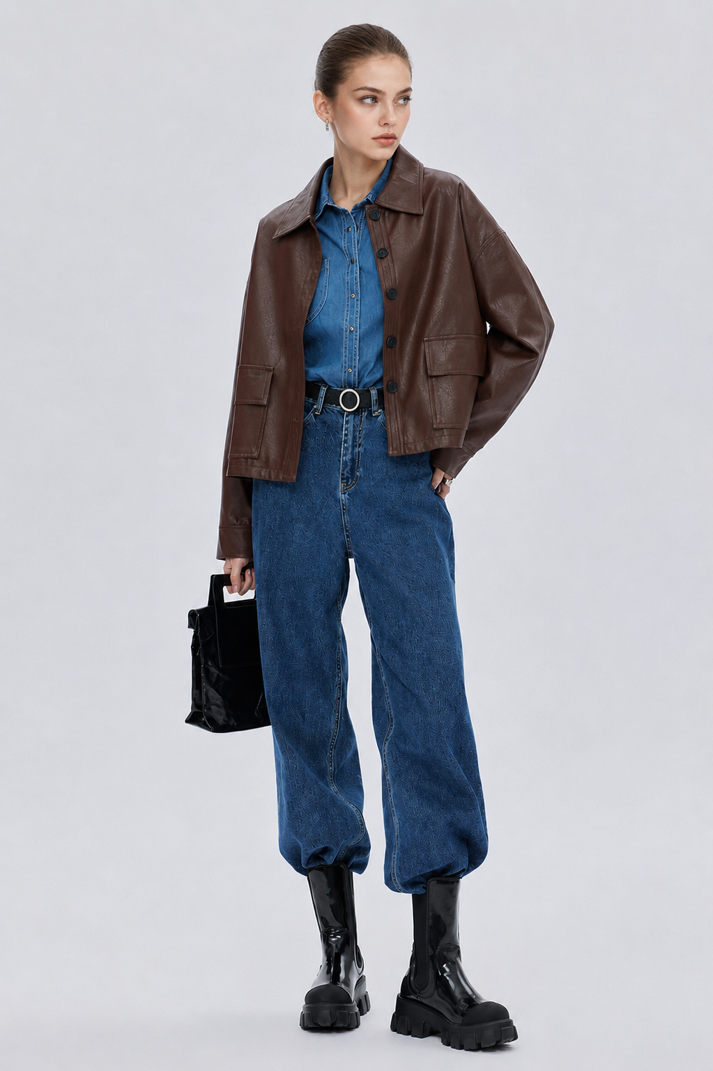 Vesper Mocha Leather Jacket