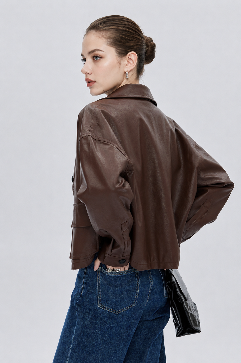Vesper Mocha Leather Jacket