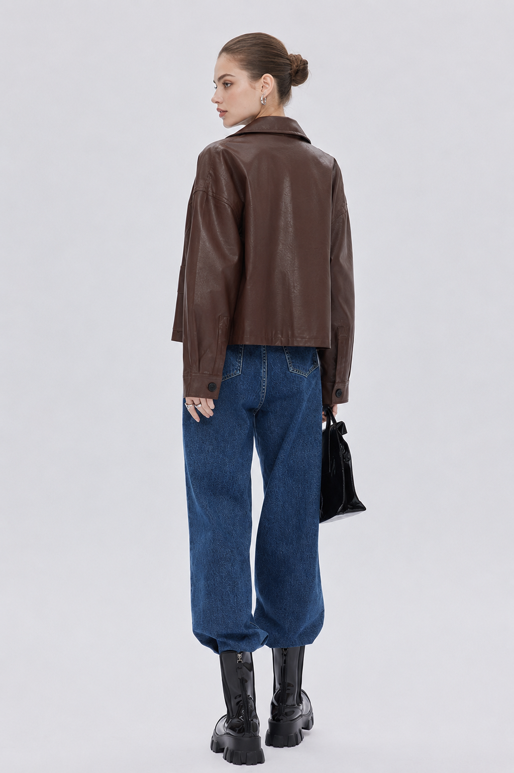 Vesper Mocha Leather Jacket