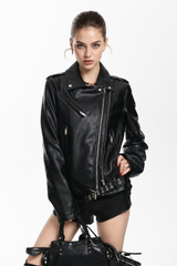 Veyne Moto Black Jacket