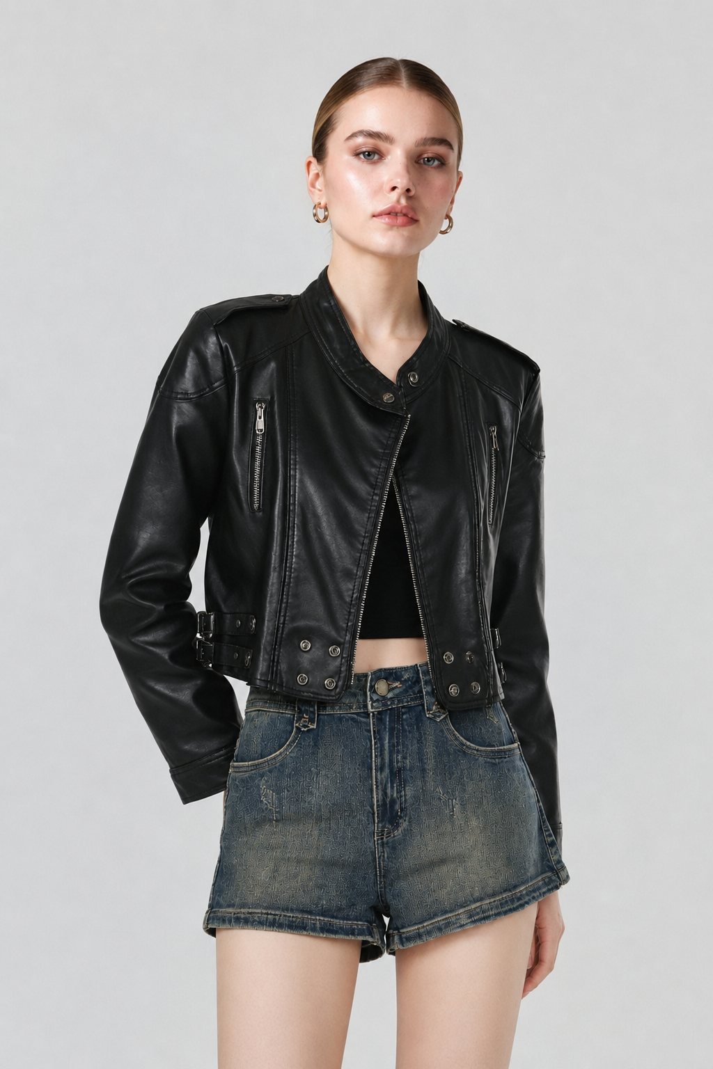 Rova Buckle Black Jacket