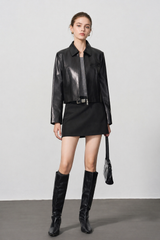 Prime Structure Leather Jacket