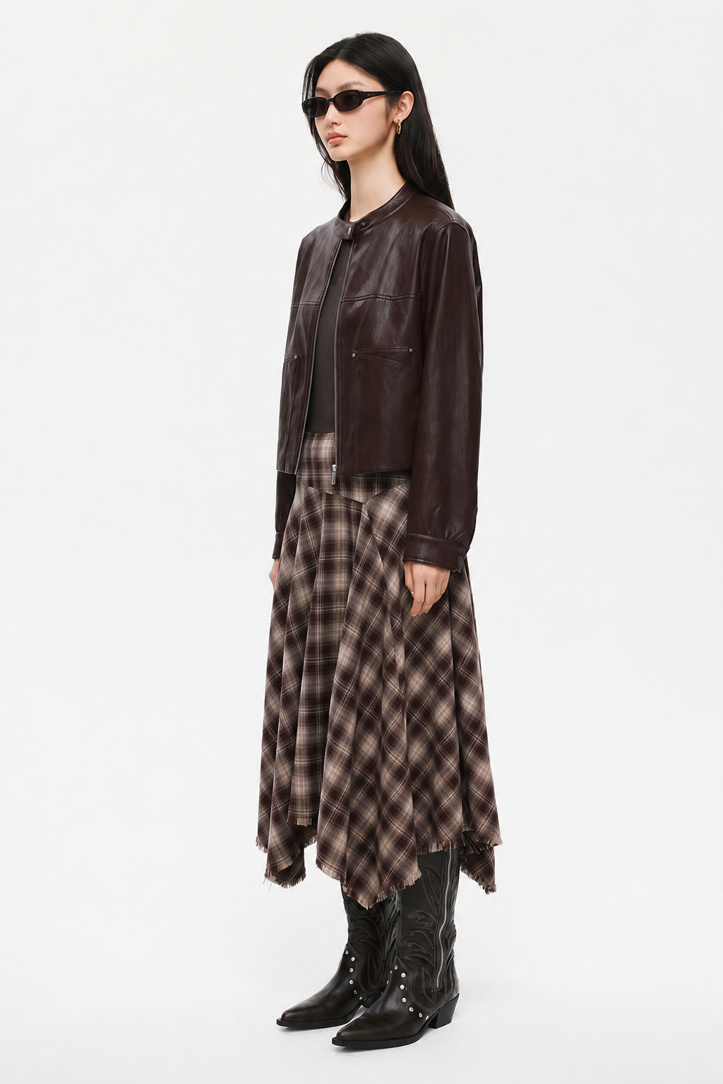 Vector Brown Leather Jacket