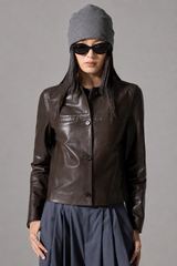Ashen Muse Leather Jacket
