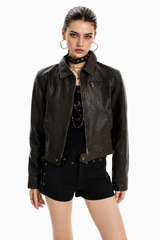 Dust Signal Leather Jacket