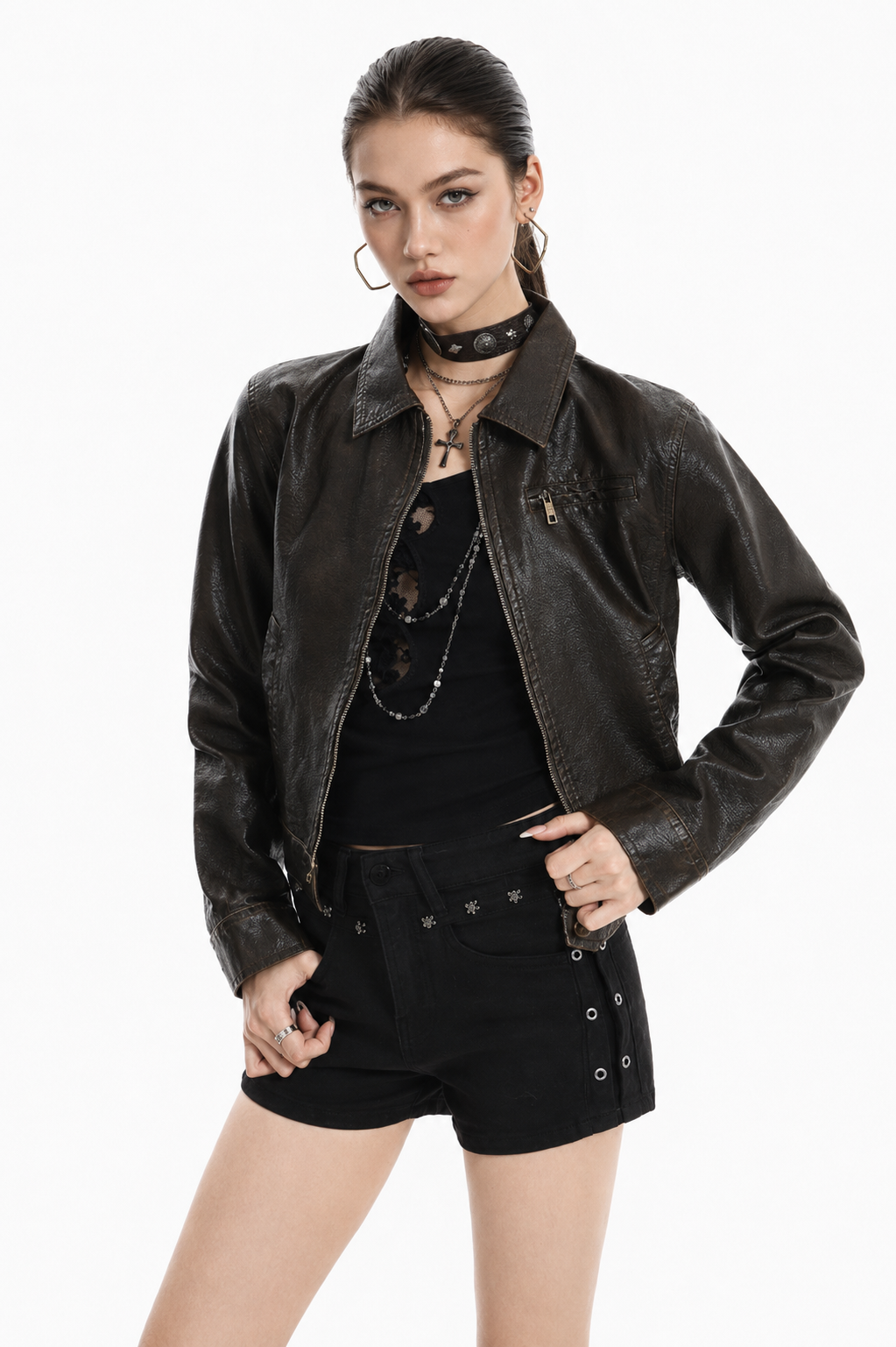 Dust Signal Leather Jacket