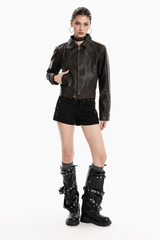 Dust Signal Leather Jacket