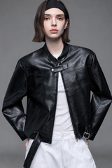 Veil Buckle Black Jacket